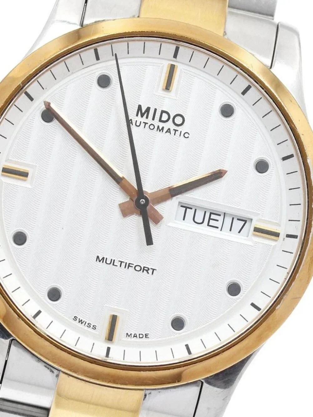 MIDO Multifort M005830A Day date white Dial Automatic Men's Watch
